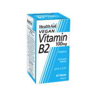 Health Aid Vitamin B2 Riboflavin Βιταμίνη Β2, 60 tabs