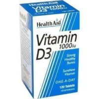 Health Aid Vitamin D3 1000iu, 120Tablets Economy pack