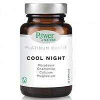 Power Of Nature Platinum Range Cool Night Συμπλήρωμα για τον Ύπνο 30 κάψουλες