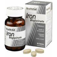 Health Aid Iron Bisglycinate 30mg 90 ταμπλέτες