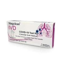 Singclean IVD Covid-19 Test Kit Αυτοδιαγνωστικό Τεστ Ταχείας Ανίχνευσης Αντιγόνων με Ρινικό Δείγμα 1τμχ