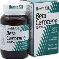 Health Aid Beta Carotene 23000iu Πορτοκάλι 30 κάψουλες