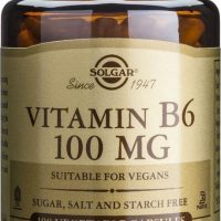 Solgar Vitamin B6 Βιταμίνη 100mg 100 φυτικές κάψουλες