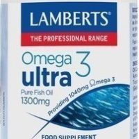 Lamberts Omega 3 Ultra Pure Fish Oil Ιχθυέλαιο 1300mg 60 κάψουλες
