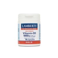 Lamberts Vitamin D3 Βιταμίνη για Ανοσοποιητικό 1000iu 30 κάψουλες