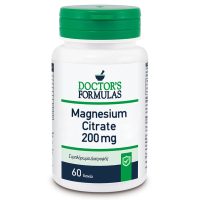 Doctor’s Formulas Magnesium Citrate 200mg Συμπλήρωμα Διατροφής Με Μαγνήσιο 60 ταμπλέτες