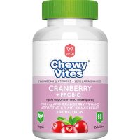 Vican Chewy Vites Cranberry & Probio Προβιοτικά 60 ζελεδάκια