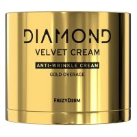 Frezyderm Diamond Velvet Gold Κρέμα Προσώπου για Ενυδάτωση, Αντιγήρανση & Ανάπλαση με Υαλουρονικό Οξύ & Κολλαγόνο 50ml