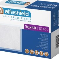 Alfashield Sterile Αποστειρωμένες Γάζες 36x40cm 10τμχ