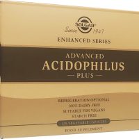 Solgar Advanced Acidophilus Plus Συμπλήρωμα Διατροφής με Προβιοτικά για τη Διατήρηση της Φυσιολογικής Λειτουργίας του Γαστρεντερικού Συστήματος 120veg.caps