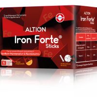 Altion Iron Forte Συμπλήρωμα Διατροφής Σιδήρου & Βιταμίνης C Για Την Καλή Λειτουργία Του Αιμοποιητικού Συστήματος 30 φακελίσκοι
