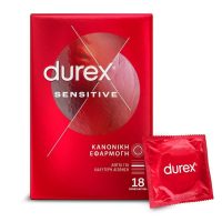 DUREX Sensitive Λεπτά Προφυλακτικά 18 Τεμάχια