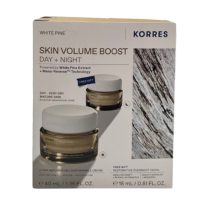 Korres PROMO White Pine Λευκή Πεύκη Κρέμα Ημέρας για Αναπλήρωση Όγκου Ξηρές - Αφυδατωμένες Επιδερμίδες 40ml - ΔΩΡΟ Λευκή Πεύκη Κρέμα Νυκτός για Αναπλήρωση Όγκου 15ml