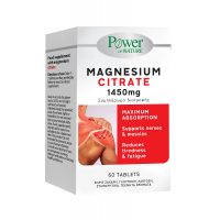 Power Health Power of Nature Platinum Range Magnesium Citrate-Συμπλήρωμα Διατροφής με Κιτρικό Μαγνήσιο, 60 Ταμπλέτες