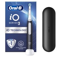 Oral-B iO Series 3 Magnetic Black Ηλεκτρική Οδοντόβουρτσα με Θήκη Ταξιδίου, 1τεμ