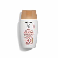 Apivita Bee Sun Safe Daily Age Repair Dry Touch Tinted Λεπτόρευστη Κρέμα Προσώπου Κατά Των Πανάδων & Ρυτίδων SPF50 Με Χρώμα 50ml
