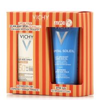 Vichy Promo Pack Capital Soleil UV-Age Daily SPF50+ Αντηλιακό Προσώπου με Χρώμα Light 40ml + ΔΩΡΟ After Sun για Πρόσωπο & Σώμα 100ml