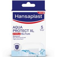 Hansaplast Aqua Protect Αυτοκόλλητα Επιθέματα XL 7x6cm 5τμχ