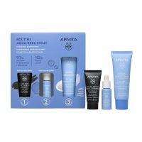 Apivita Routine Aqua Beelicious Promo: Aqua Beelicious Cream-Gel Oil Free Light 40ml & Black Detox Cleansing Gel 15ml & Aqua Beelicious Refreshing & Hydrating Booster 10ml