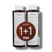 Korres Promo Σαμπουάν για Λεπτά Αδύναμα Μαλλιά με Πρωτεϊνες Ρυζιού & Τίλιο 2x250ml -50% Στο 2ο Προϊόν