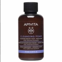 Apivita Cleansing Foam Face & Eyes Αφρός Καθαρισμού Με Ελιά & Λεβάντα Για Πρόσωπο & Μάτια 75ml