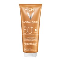 Vichy Capital Soleil Fresh Hydrating Milk Αδιάβροχη Αντηλιακή Κρέμα Προσώπου & Σώματος SPF50 300ml