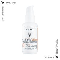 Vichy Capital Soleil UV-Age Daily Αντηλιακή Κρέμα Προσώπου SPF50 με Χρώμα Light 40ml