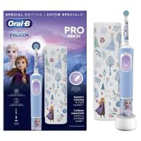 Oral-B Vitality Pro Παιδική Ηλεκτρική Οδοντόβουρτσα με Χρονόμετρο για 3+ Χρονών Frozen με Θήκη Ταξιδίου