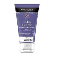 Neutrogena Visibly Renew Light Αντιγηραντική Κρέμα για Σκασμένα Χέρια SPF20 75ml