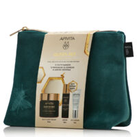 Apivita Promo Queen Bee Longevity Light Cream Pouch Set Ελαφριά Μεταξένια Κρέμα Απόλυτης Αντιγήρανσης 50ml & ΔΩΡΟ Αντιγηραντικός Ορός Προσώπου 10ml & ΔΩΡΟ 5-Action Ορός Ματιών 5ml & Πολυτελές Νεσεσέρ-Pouch