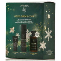 Apivita Promo Men's Care Gentlemen's Code After Shave 100ml & Black Detox Jelly Cleanser 50ml & Σαμπουάν-Αφρόλουτρο 250ml
