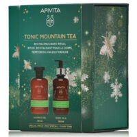Apivita Promo Tonic Mountain Tea Set Τονωτικό Αφρόλουτρο με Τσάι Βουνού & Αιθέρια Έλαια 250ml & ΔΩΡΟ Ενυδατικό Γαλάκτωμα Σώματος 200ml