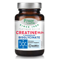 Power Health Power of Nature Platinum Range Creatine & Magnesium Bisglycinate-Συμπλήρωμα Διατροφής με Κρεατίνη & Δισγλυκινικό Μαγνήσιο, 60 Κάψουλες